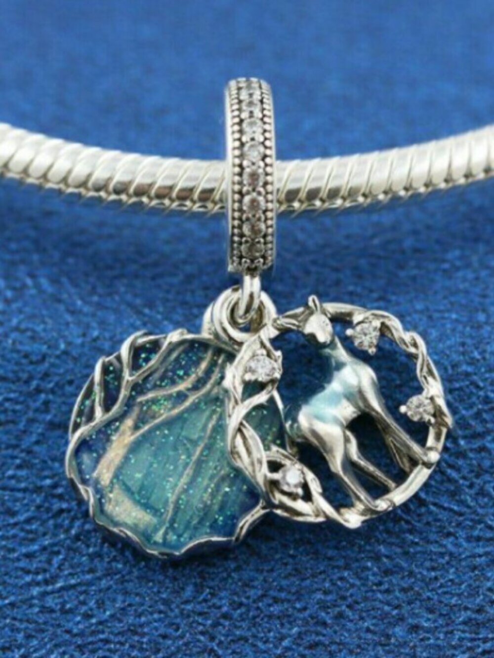 New Pandora S925 ALE Harry Potter Snape Doe Patronus Dangle Charm